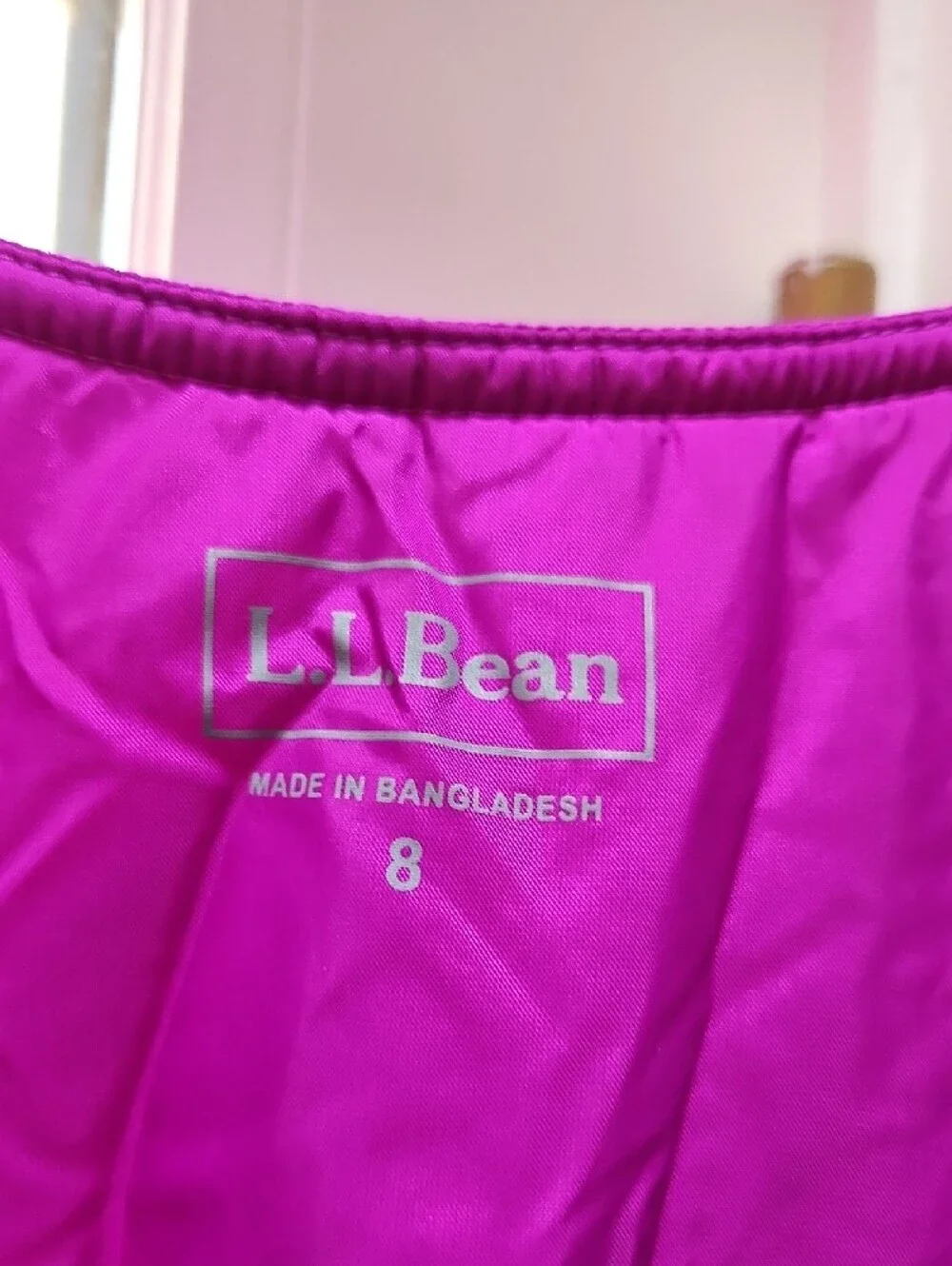 Girls' Insulated Magenta Snow Bib Pants - Adjustable Straps LL Bean